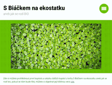 Tablet Screenshot of biacek.cz